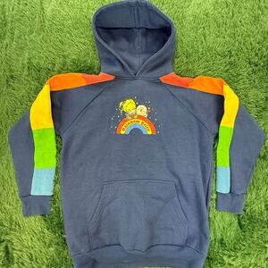Vintage Rainbow Brite Hoodie XL Sweatshirt Hallmark Changes Y2k Vtg Hot Topic